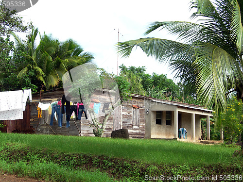 Image of typical house corn island nicaragua