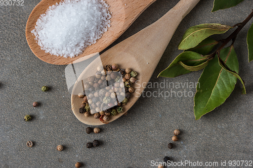 Image of Food ingredients on concrete background
