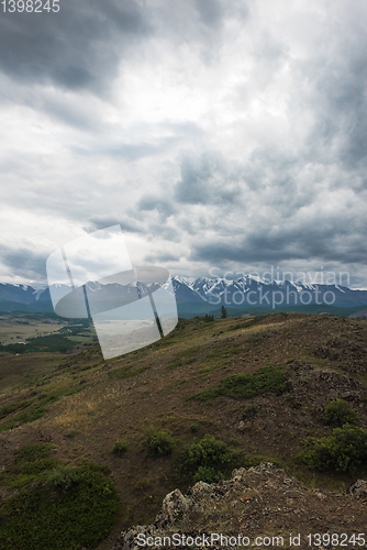 Image of Kurai steppe and North-Chui ridge