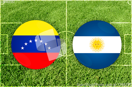 Image of Venezuela vs Argentina football match