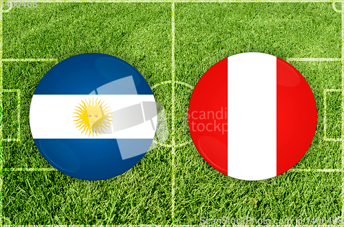 Image of Argentina vs Peru football match