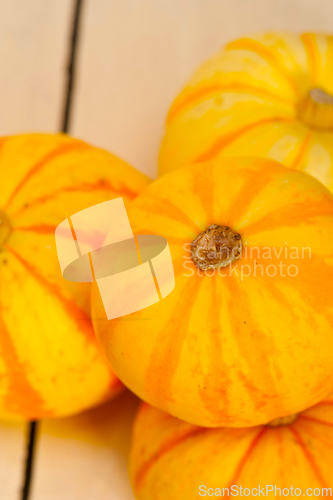 Image of fresh yellow pumpkin