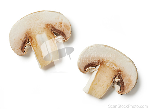 Image of fresh sliced mushrooms