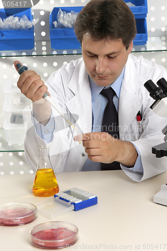 Image of Man working in a laboratory