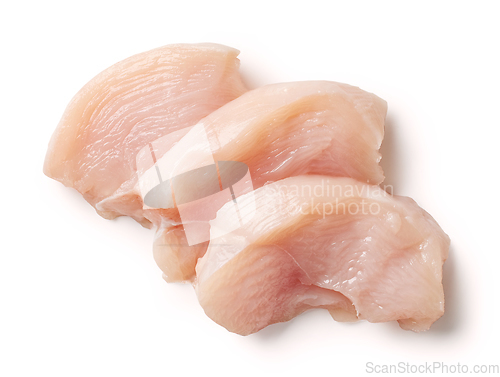 Image of fresh raw chicken fillet