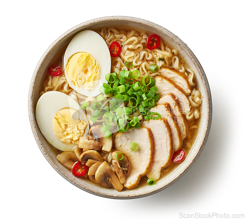 Image of bowl of asian noodle soup