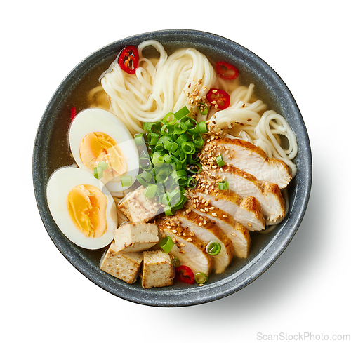 Image of bowl of asian ramen soup