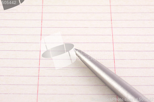 Image of Notepad and pen