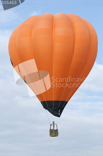 Image of Orange hot air balloon