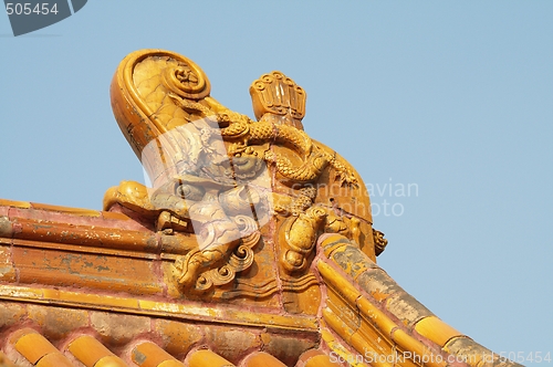 Image of Roofs decoration in the Forbidden City