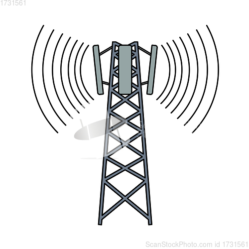 Image of Cellular Broadcasting Antenna Icon