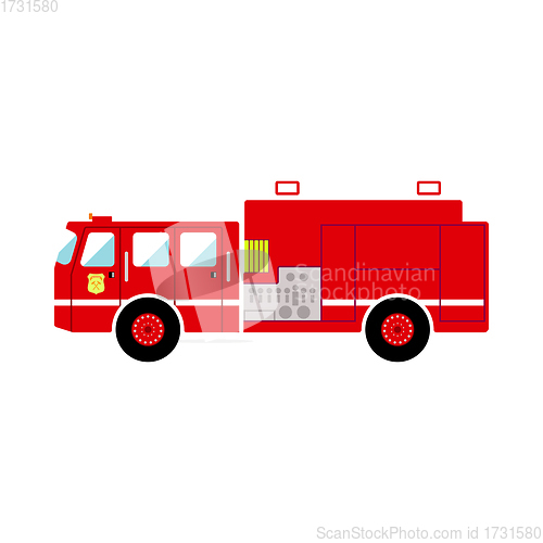 Image of Fire Service Truck Icon
