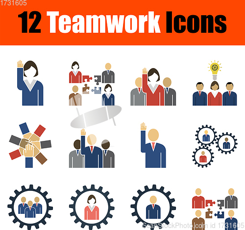 Image of Teamwork Icon Set