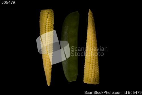 Image of Baby corn and Mangetout