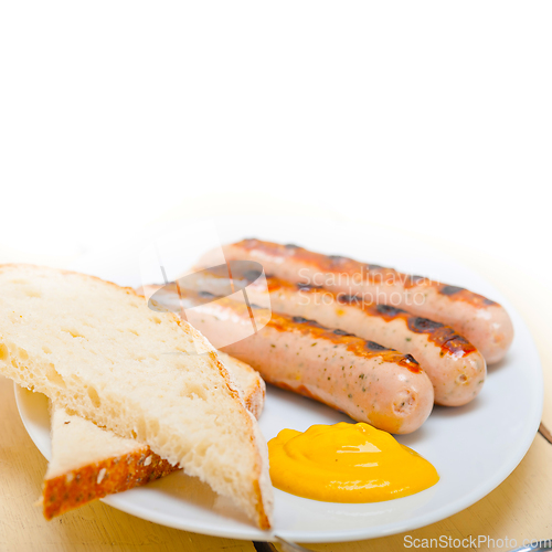 Image of traditional German wurstel sausages