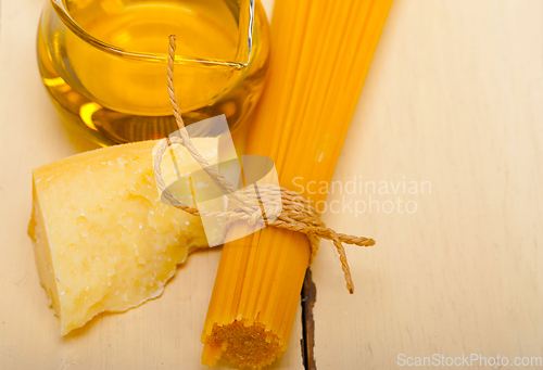 Image of Italian pasta basic food ingredients