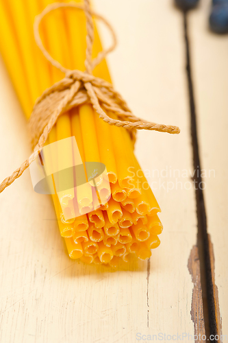 Image of bunch of Italian pasta type