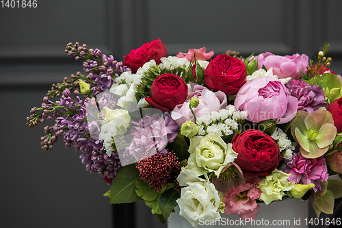 Image of Bouquet of different beauty flowers