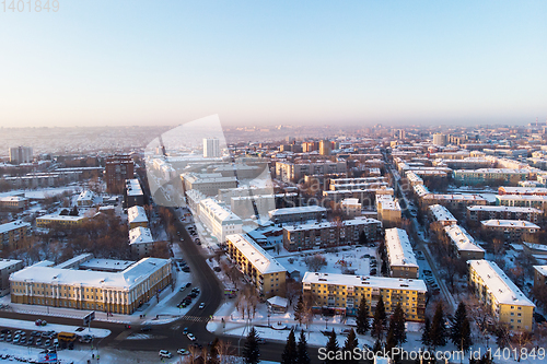 Image of residential areas in Barnaul.