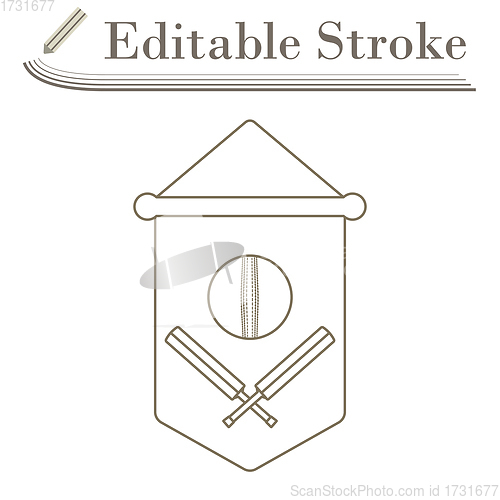 Image of Cricket Shield Emblem Icon
