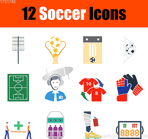 Image of Soccer Icon Set