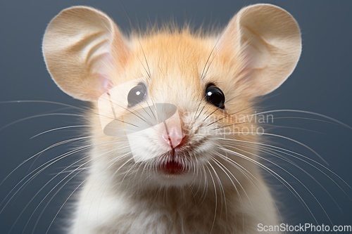 Image of Portrait of cute mouse