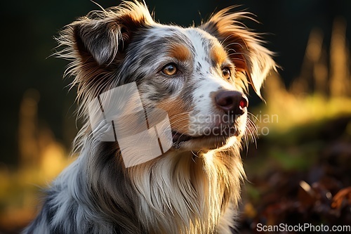 Image of Dog Australian Shepherd portrait