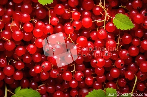 Image of Red currants as background