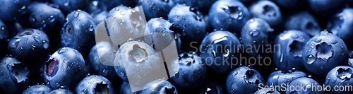 Image of Fresh blueberries berries