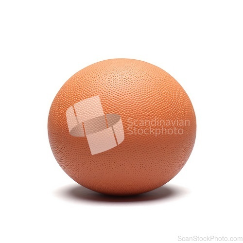 Image of Orange ball on white