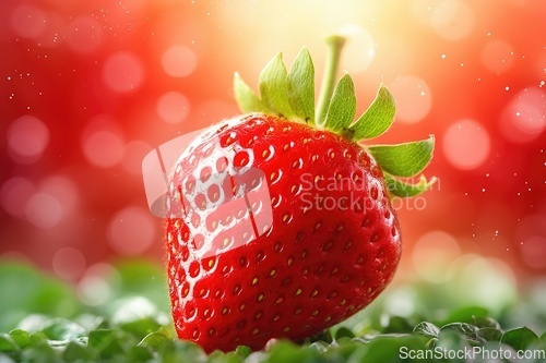 Image of Perfect red strawberry