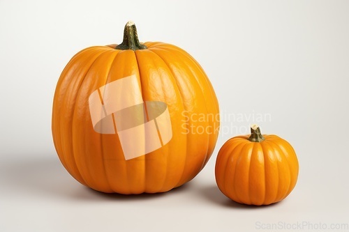 Image of Big and small pumpkins