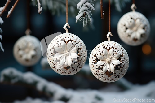 Image of Christmas and New Year decoration