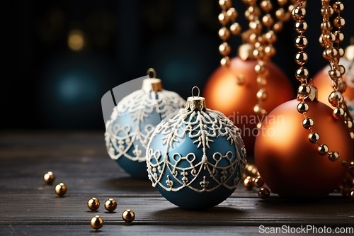 Image of Christmas and New Year decoration