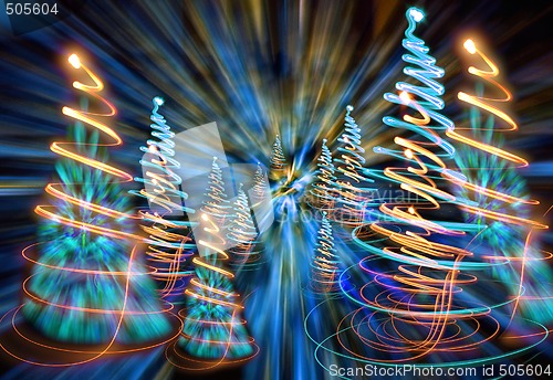 Image of xmas forest