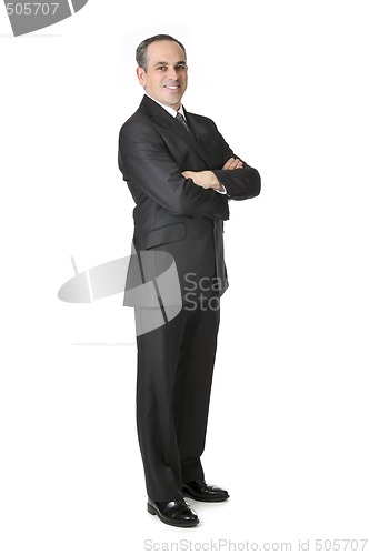 Image of Businessman on white background
