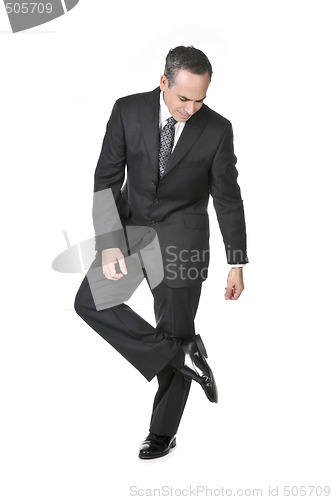 Image of Businessman on white background