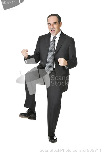 Image of Businessman on white background