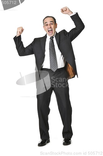Image of Businessman on white background