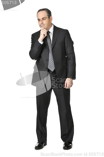 Image of Businessman on white background