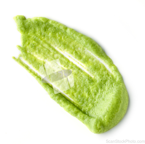 Image of green vegetable puree