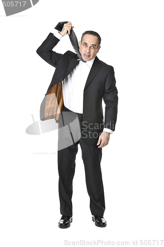 Image of Businessman on white background