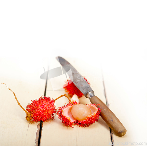 Image of fresh rambutan fruits