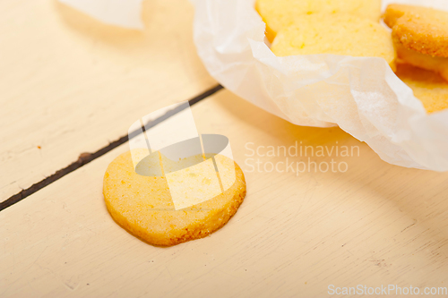 Image of heart shaped shortbread valentine cookies