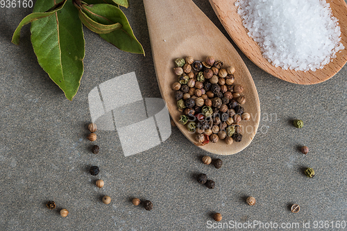 Image of Food ingredients on concrete background