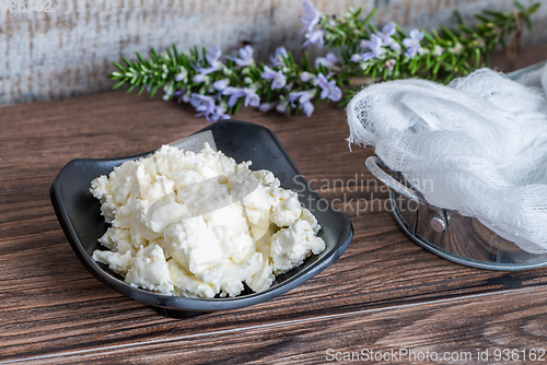 Image of Bowl of cream cheese