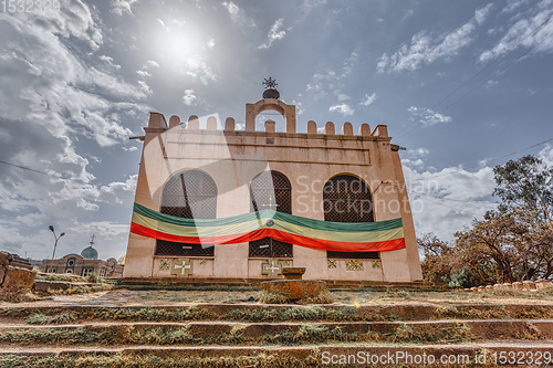 Image of old Church of Our Lady of Zion, Axum, Ethiopia