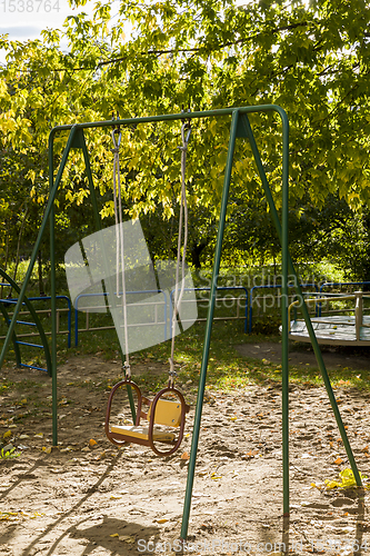 Image of swing metal on the Playground