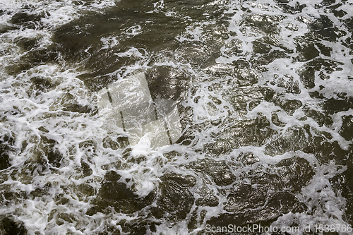 Image of water surface on the sea