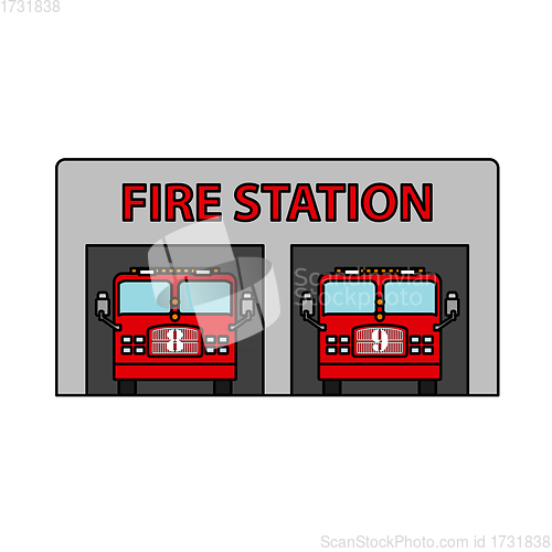 Image of Fire Station Icon